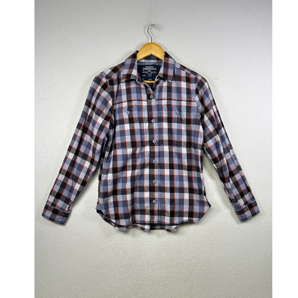 REI Cooperative Flannel Shirt Long Sleeve Plaid Button‎ Up Casual Outdoor XS
